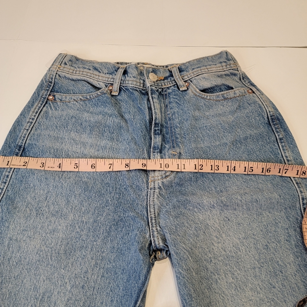 Free People Marion High Waisted Patch Back Pocket Jeans Size 26 NEW! - Picture 8 of 16